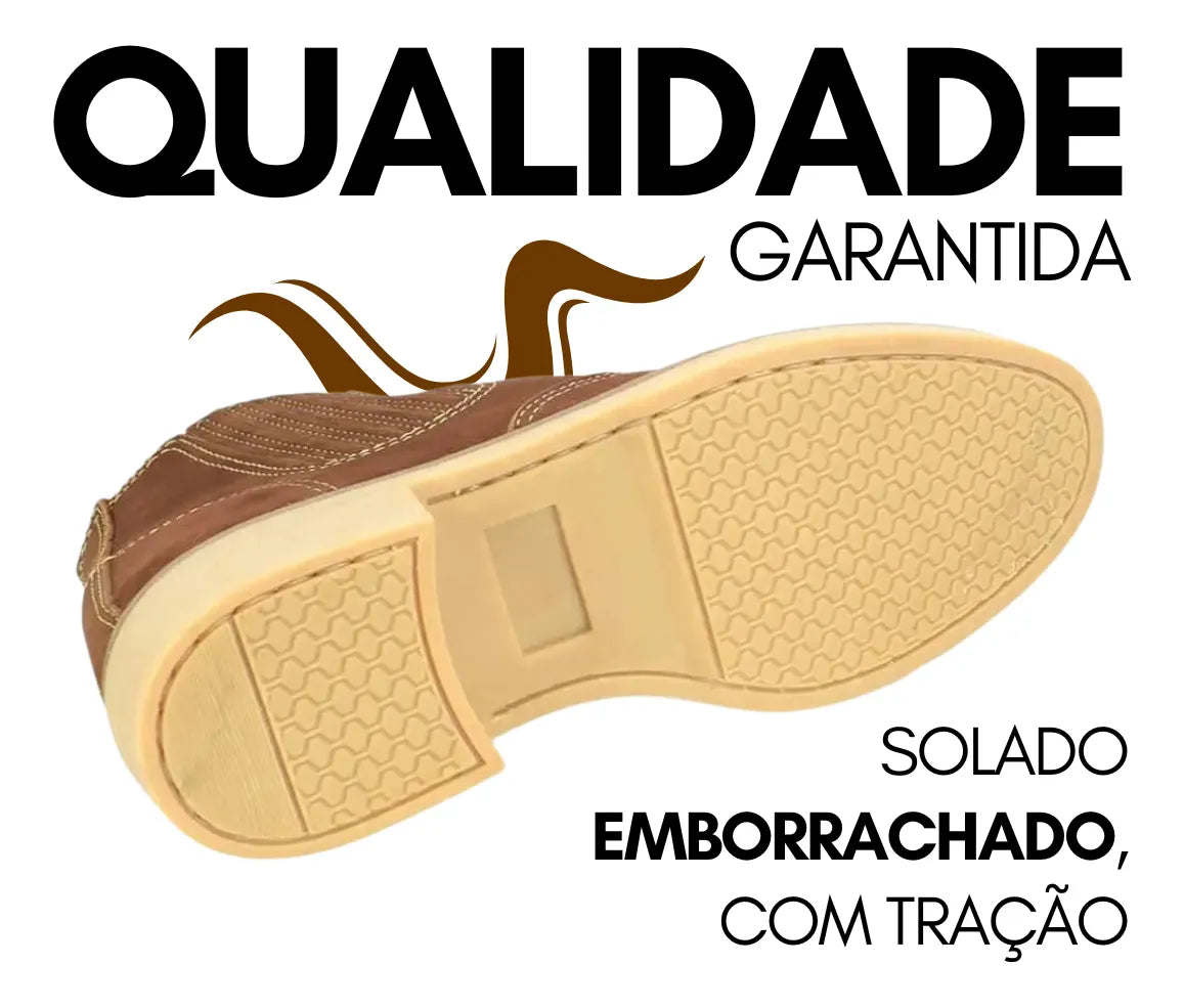 Botina Masculina Wrangler Cowboy Couro Legítimo Costurada